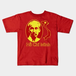 Hồ Chí Minh (Non-Yellow Background) Kids T-Shirt